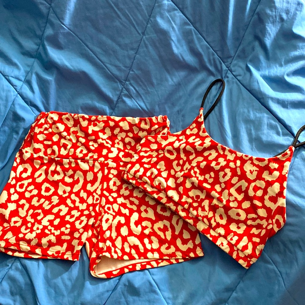 SHEIN athletic two piece set